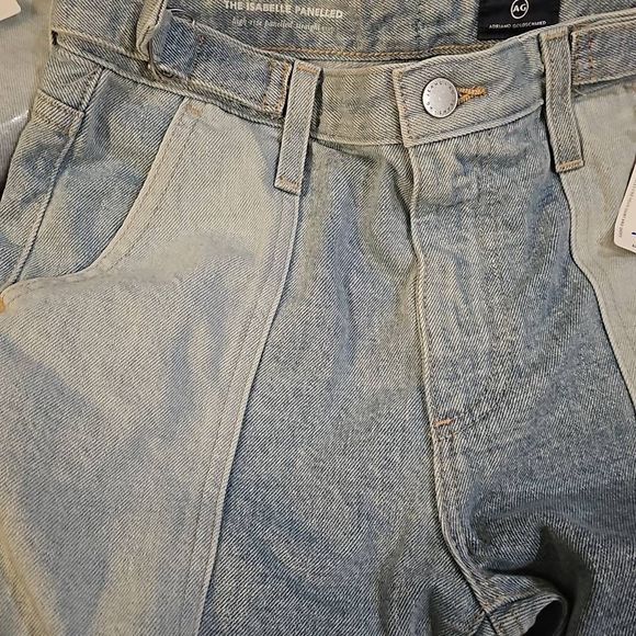 Adriano Goldschmied Womens Isabelle Blue Straight Leg Jeans - Picture 3 of 5